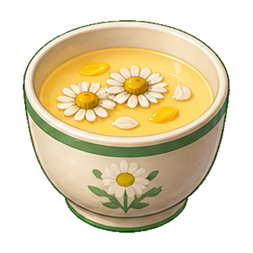 Chamomile Custard Cup