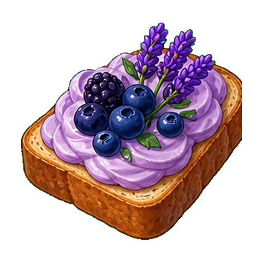 Lavender Berry Toast