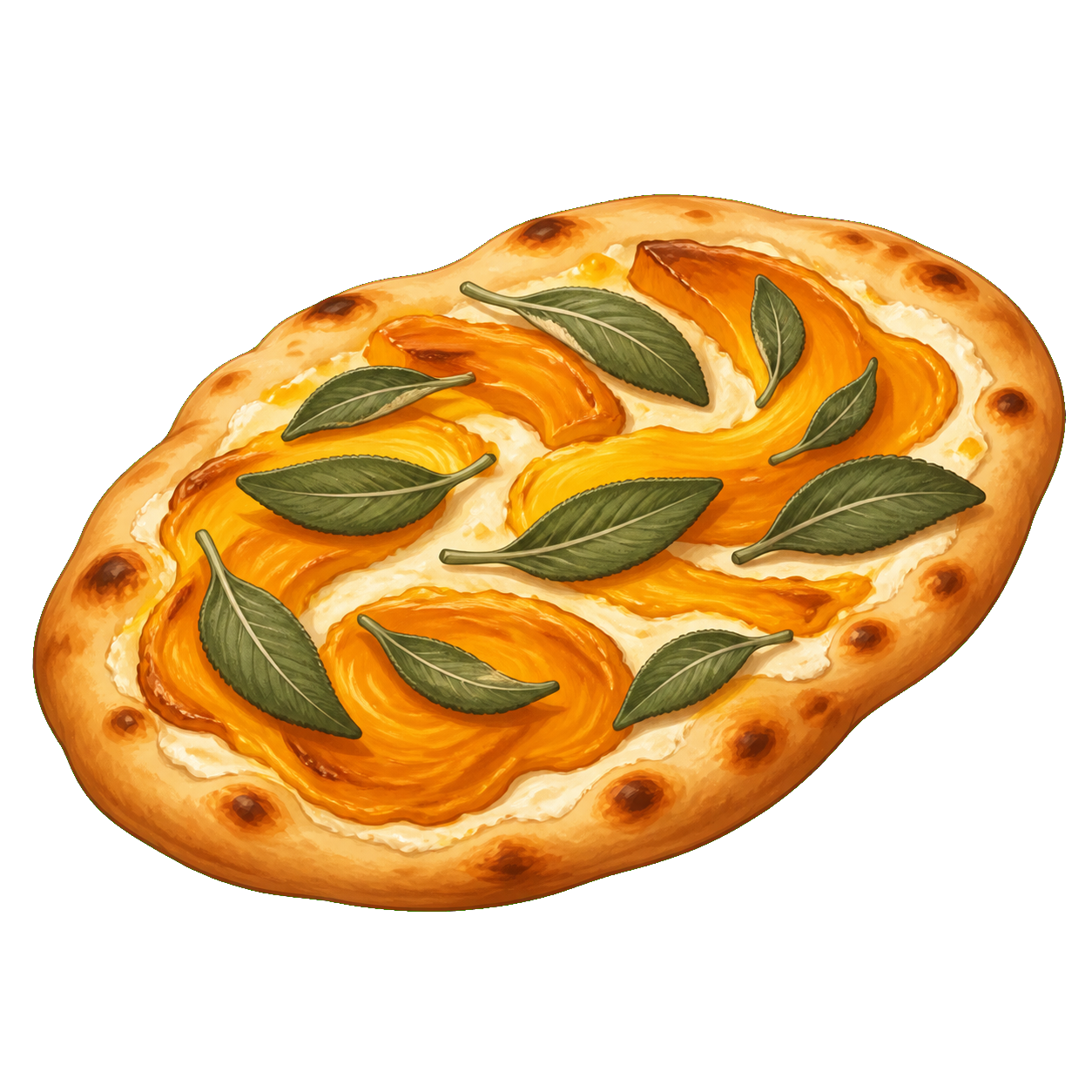 Pumpkin Sage Flatbread