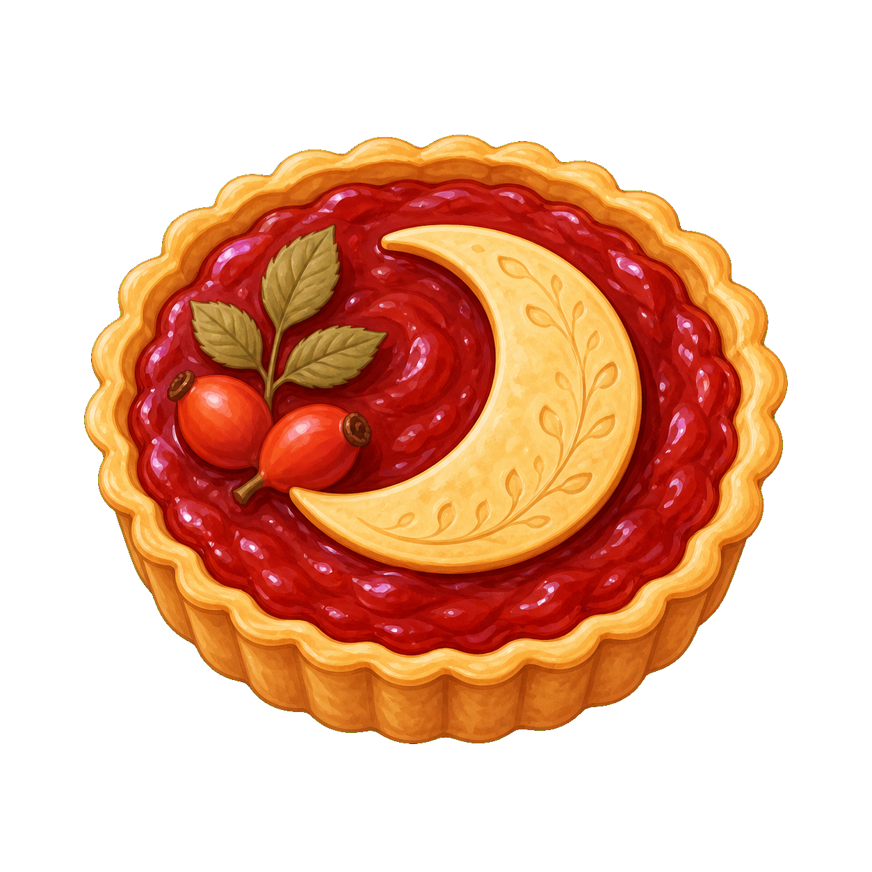 Rosehip Moon Jam Tart