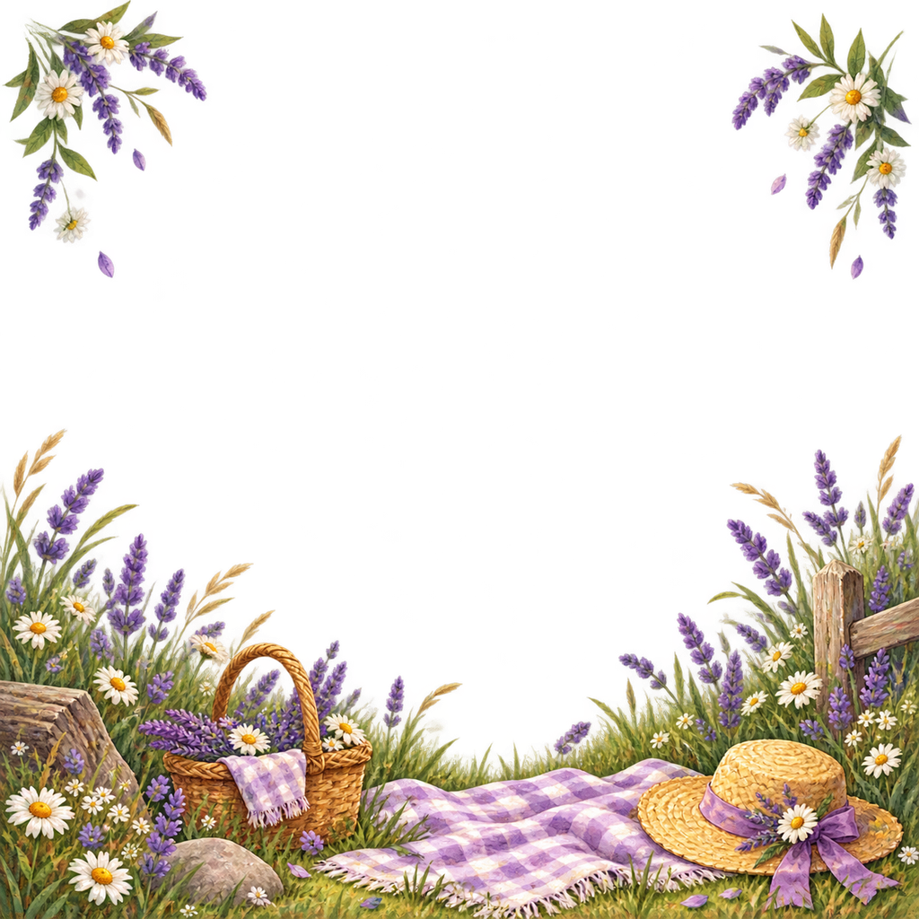 Lavender Picnic Foreground