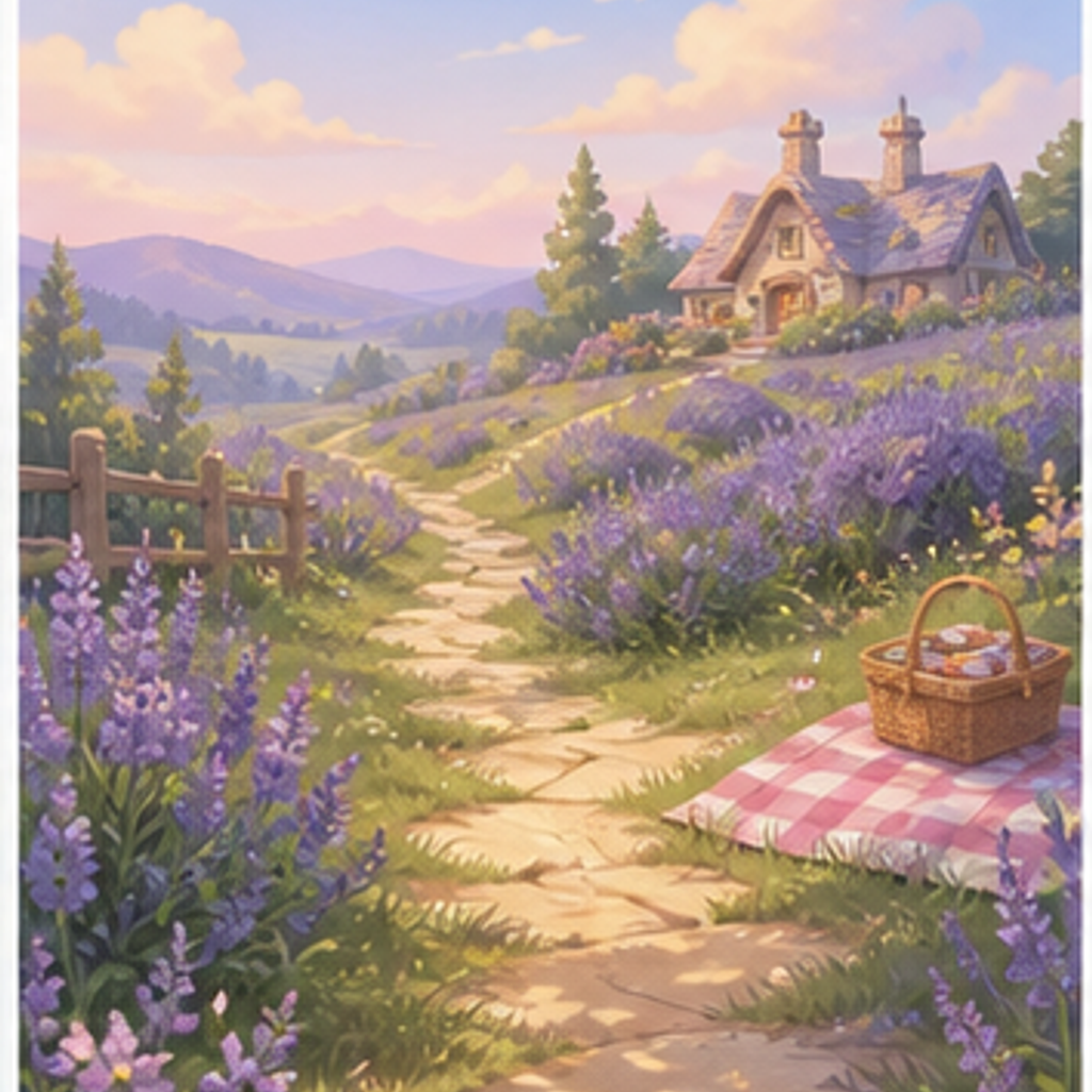 Lavender Cottage Path