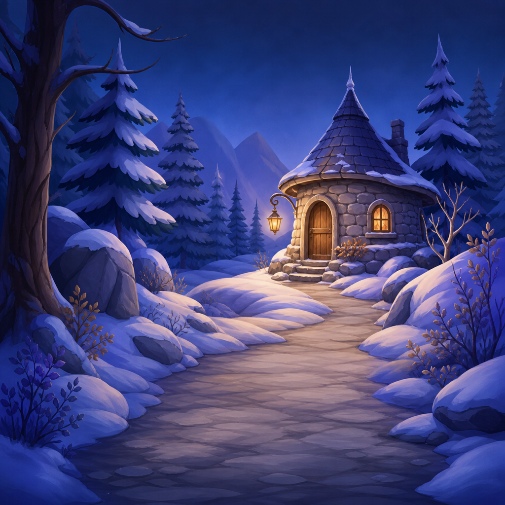 Hermit Snow Lantern