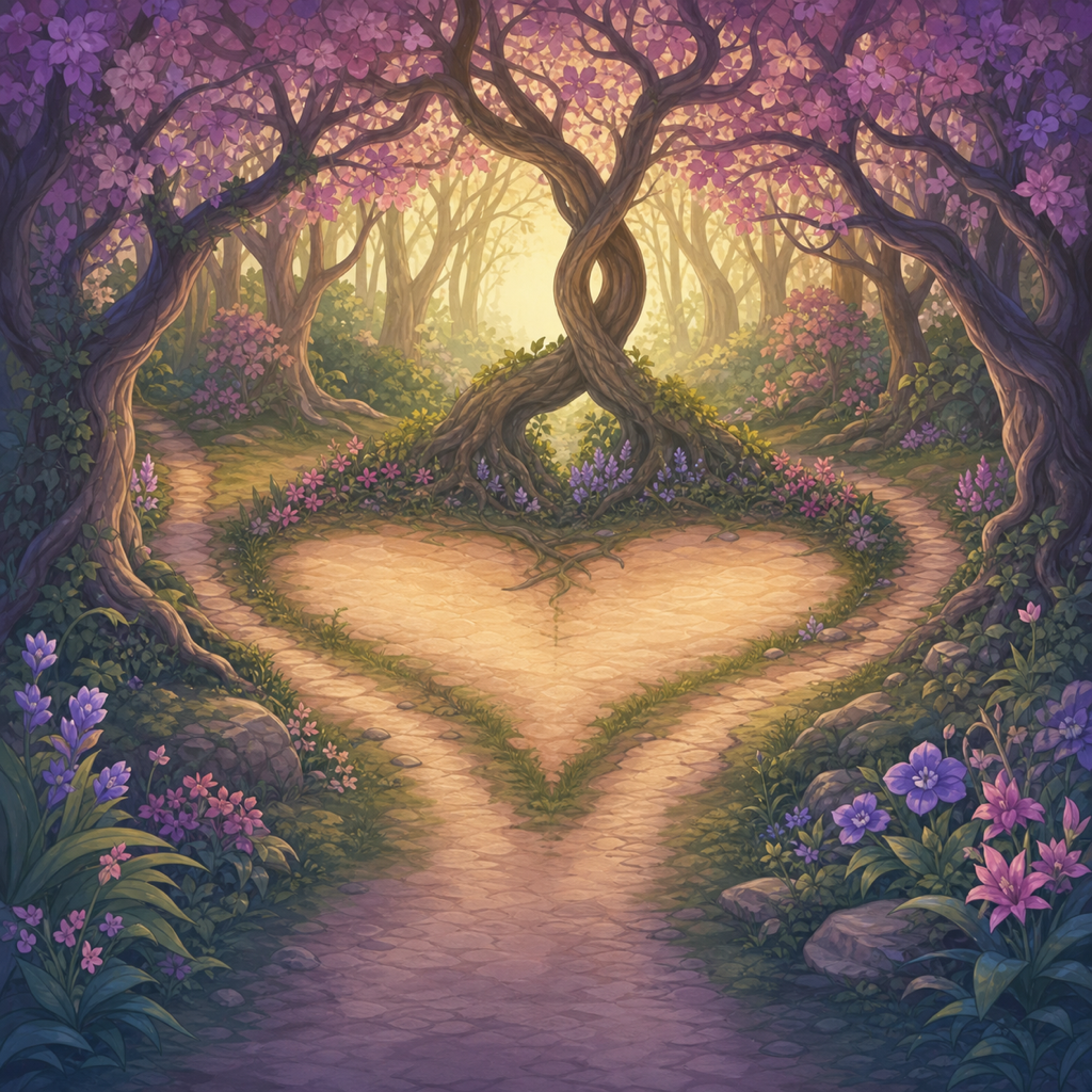 Lovers' Joining Path
