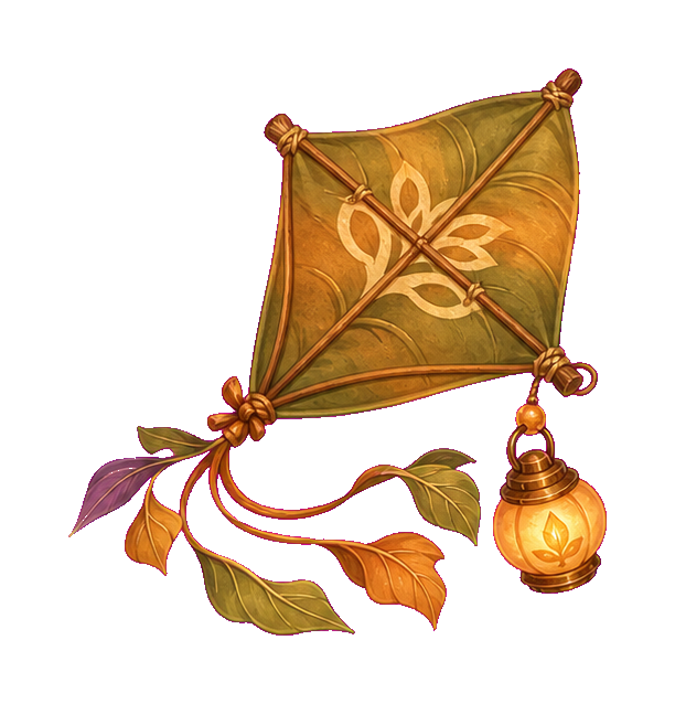 Lanternleaf Kite