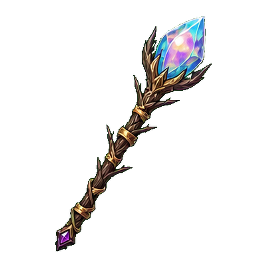 Opal Thorn Wand
