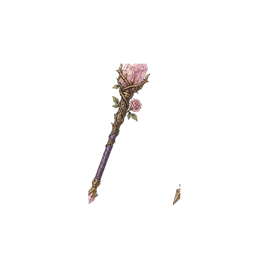 Rose Quartz Staff