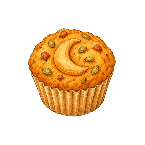 Pumpkin Moon Muffin