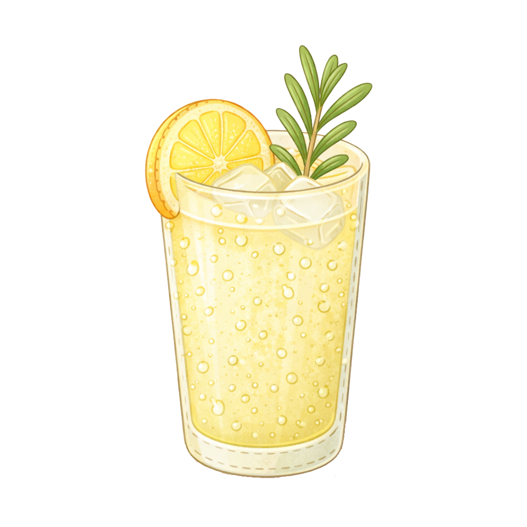 Rosemary Lemonade Fizz