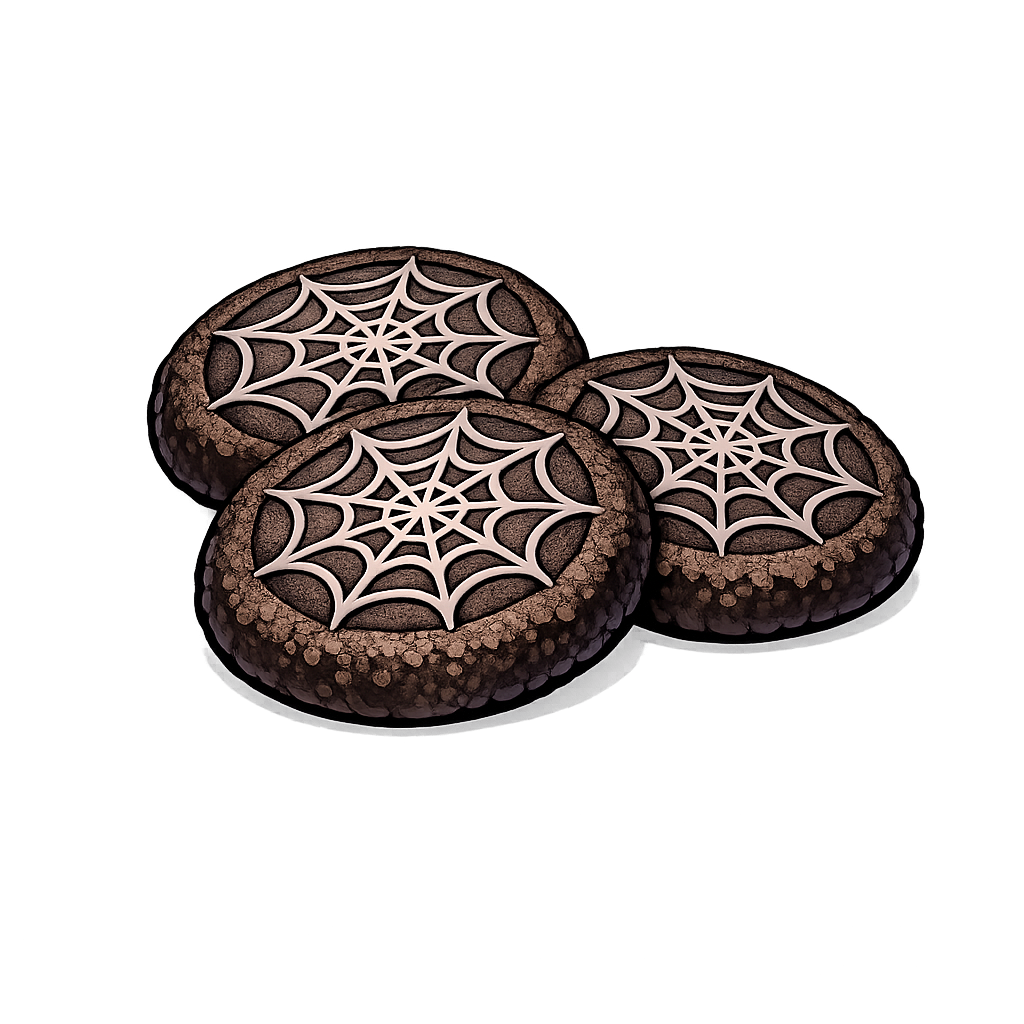 Spider Shadow Cookies