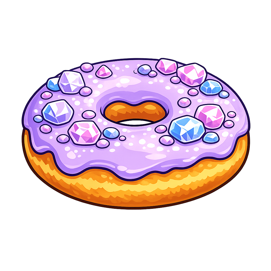 Sugar Crystal Donut