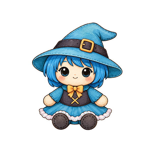 Blue Witch Plushie