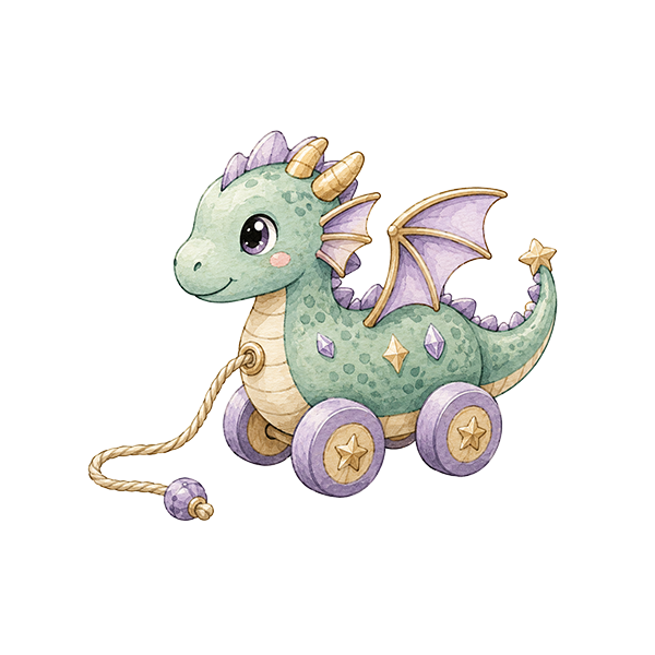 Crystal Dragon Pull Along