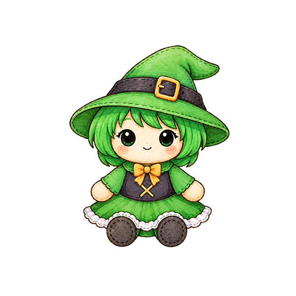 Green Witch Plushie