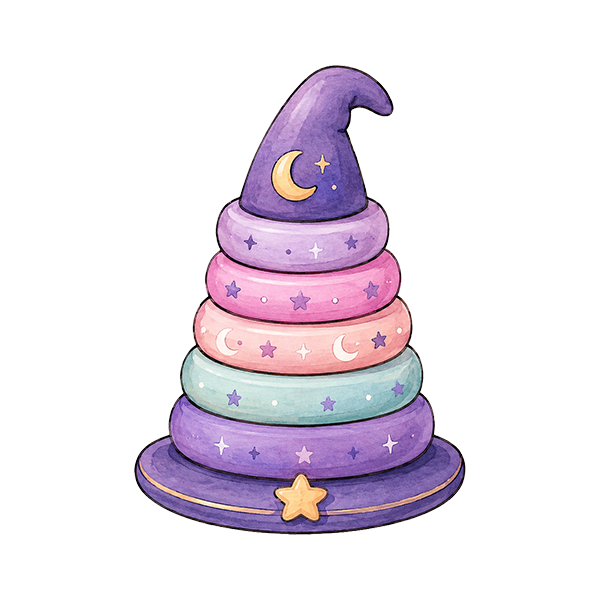 Witch Hat Stacking Toy